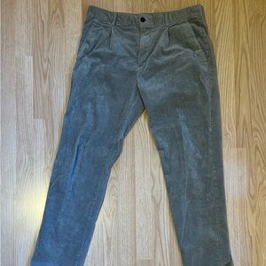 H&M Men's Corduroy Pants - Sage Green